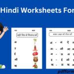 Best LKG Hindi worksheet for kids