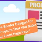 School Project Front Page Border Designs chhoti abcd,badi abcd